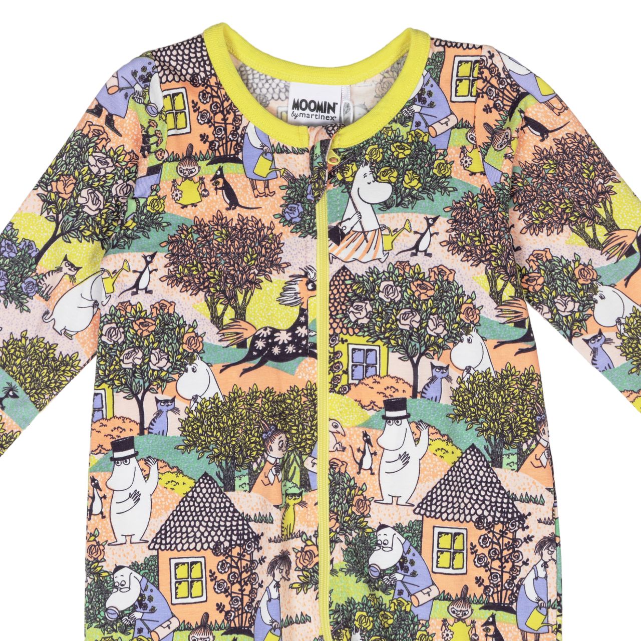 Mumin Bebis Pyjamas - Rosdalen Gul - 4