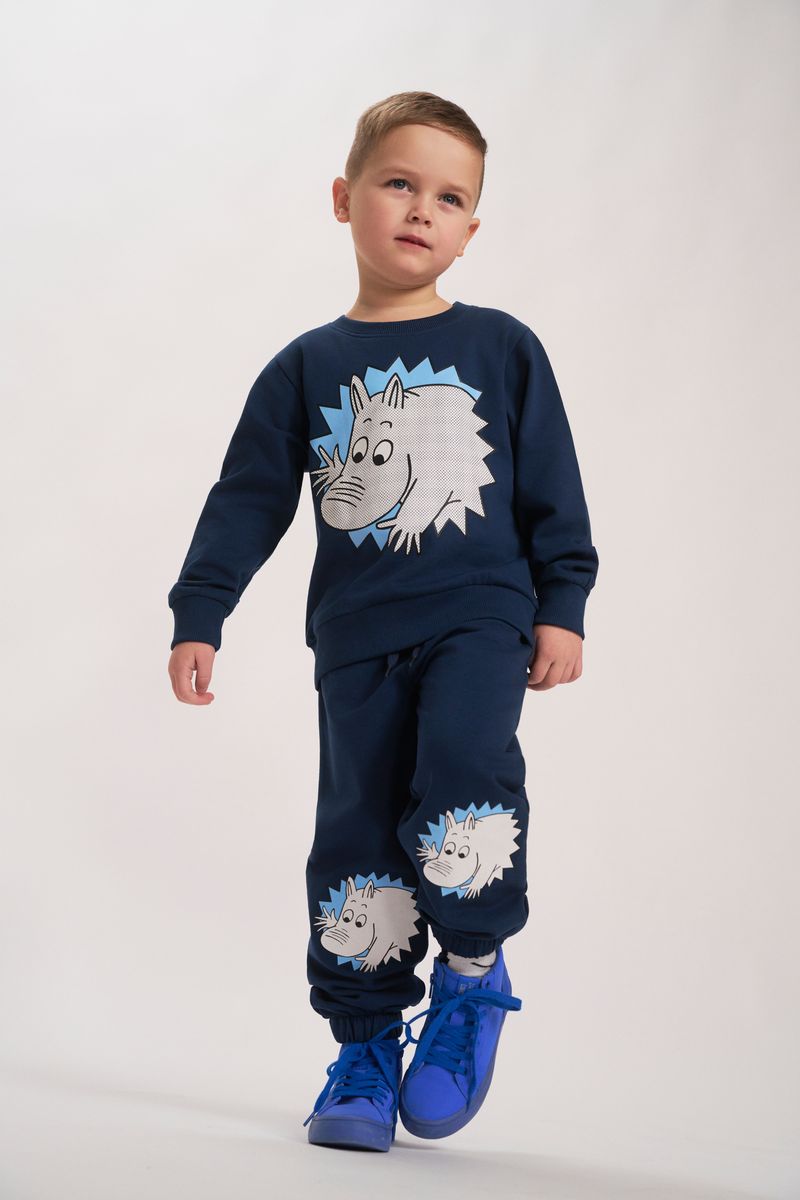 Mumin Barn Tröja - Hej Mumin Mörkblå - 4
