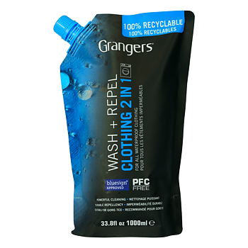 Tvätt & impregnering 2-i-1 1 L | Wash + Repel Clothing – Grangers