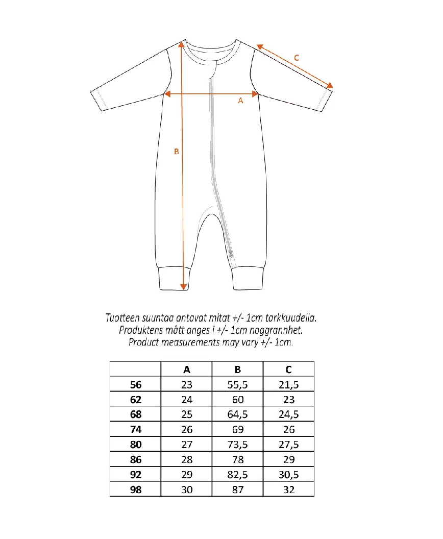 Mumin Bebis Pyjamas - Flygtur Mörkblå - 2