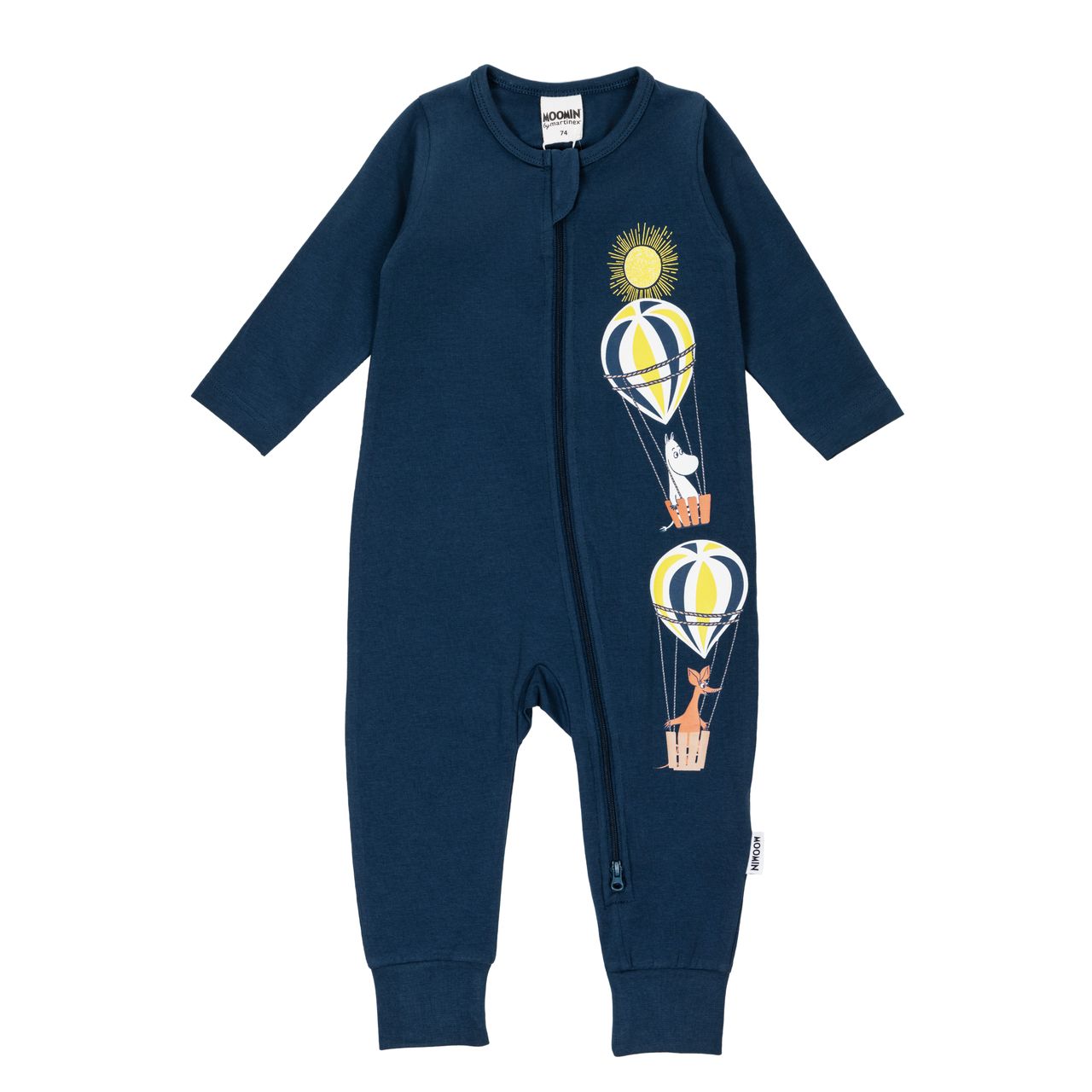 Mumin Bebis Pyjamas - Flygtur Mörkblå