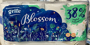 Blossom WC papper 8-rullar 7-pack