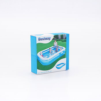 Packaging with picture of pool