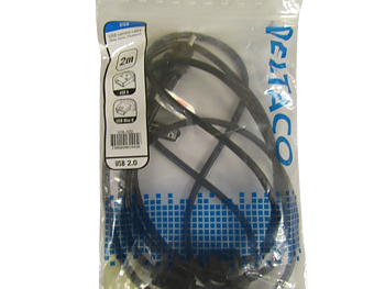 Deltaco USB-A till USB-A förlängningskabel. 