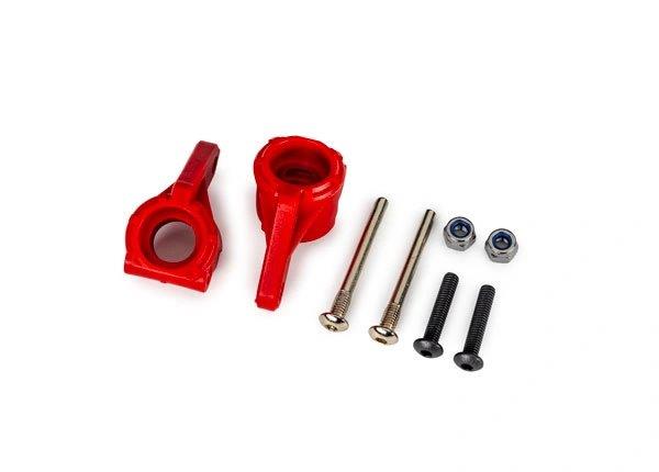 Traxxas Styrspindel EHD Röd (Par) (för Uppgraderingskit #9180/9181/9182) 2WD