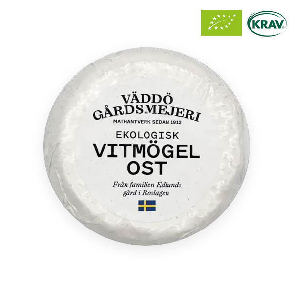 Väddö Gårdsmejeri Vitmögelost KRAV-ekologisk, 200 g