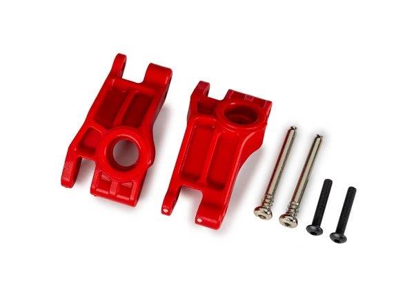 Traxxas Hjulaxelhållare EHD Röd (Par) (för Uppgraderingskit #9180/9181/9182) 2WD