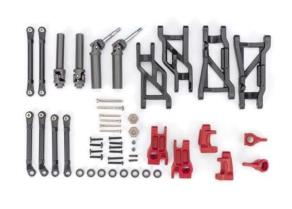 Traxxas Fjädring och Drivlina EHD Röd Uppgr Set 2WD Raptor, Slash, Slash Mod