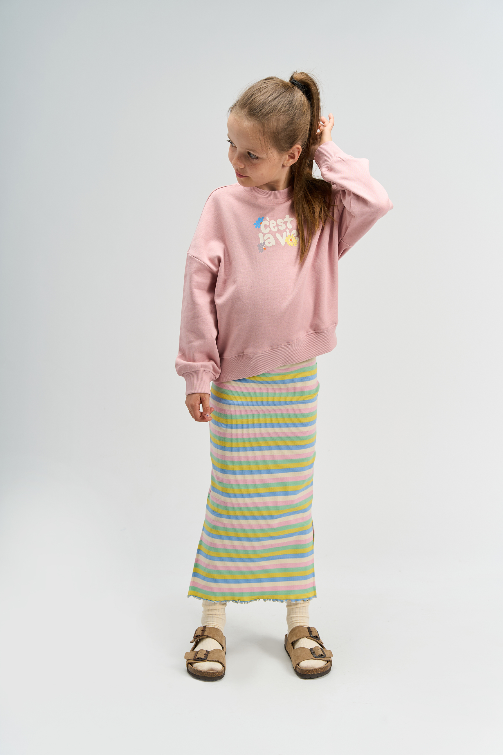 TNSandy OS Sweatshirt Silver Pink - 4