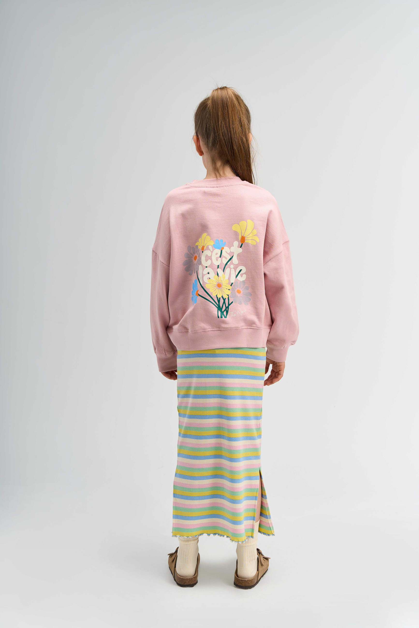 TNSandy OS Sweatshirt Silver Pink - 5