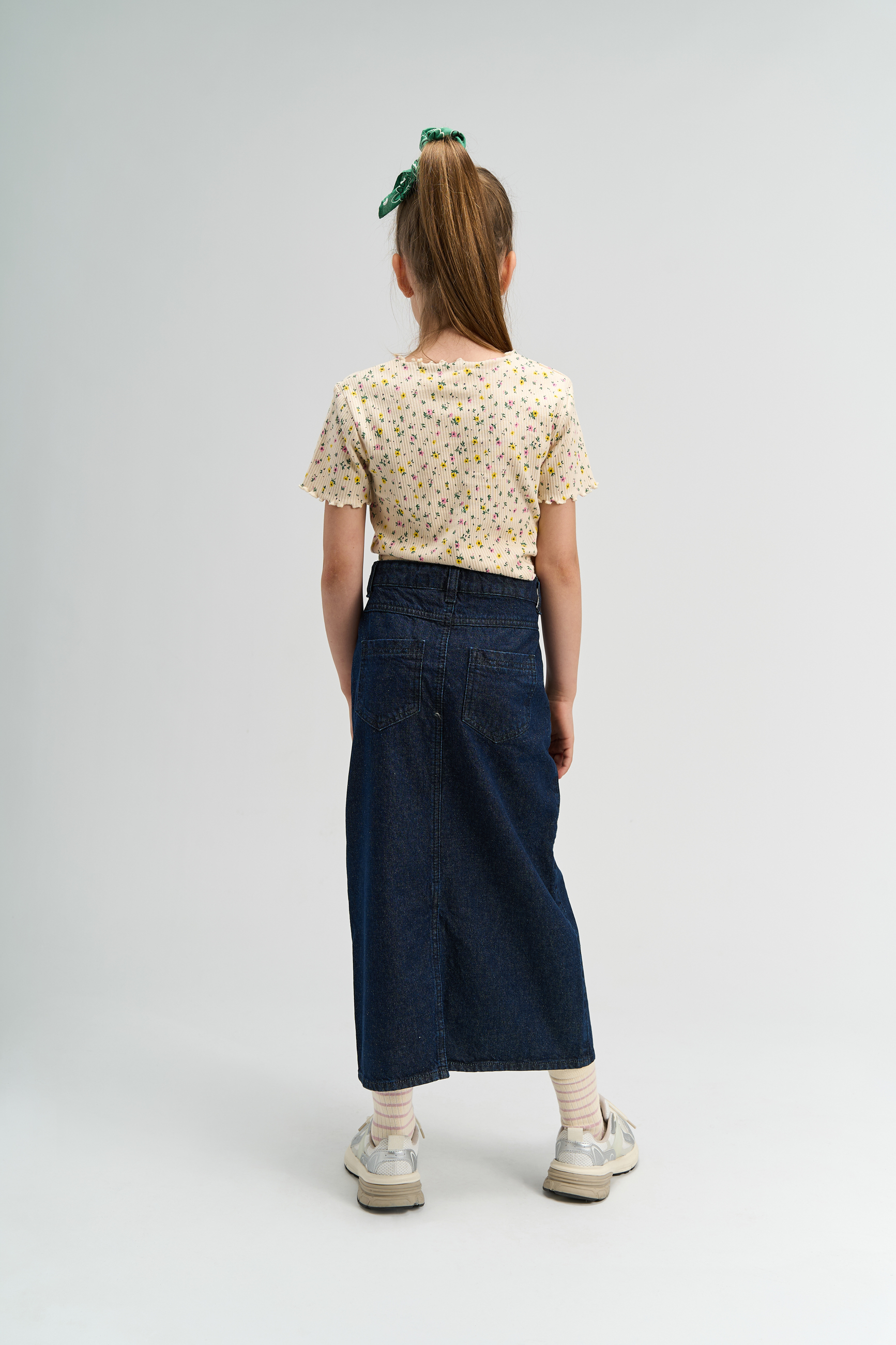 TNSummer SS Rib Tee Gardenia AOP - 4
