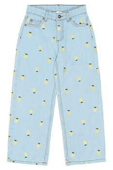 TNSia Wide Fit Jeans Light Blue Denim EMB