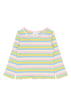 TNSTSofia LS Rib Tee Multi Striped