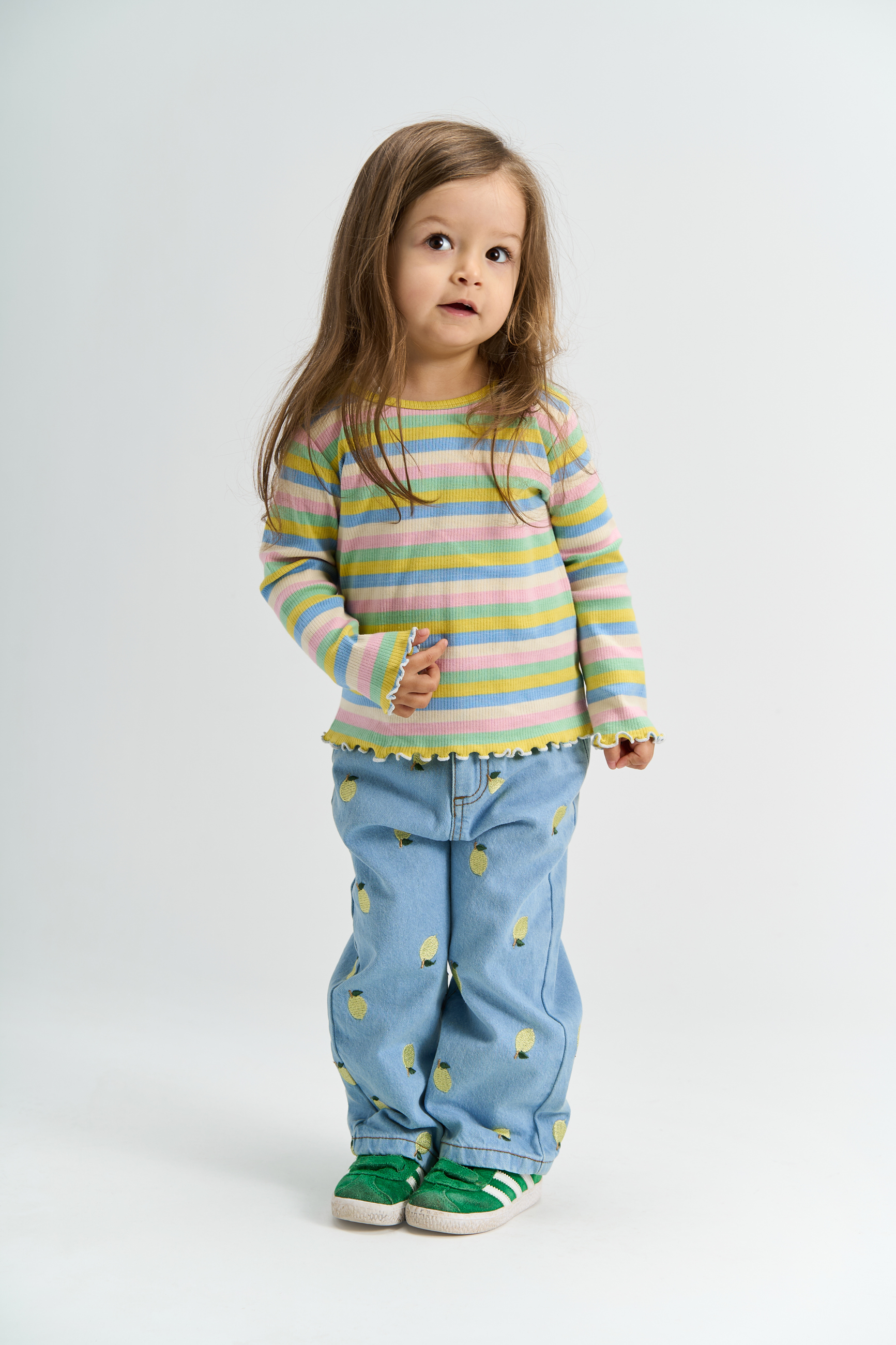 TNSTSofia LS Rib Tee Multi Striped - 4