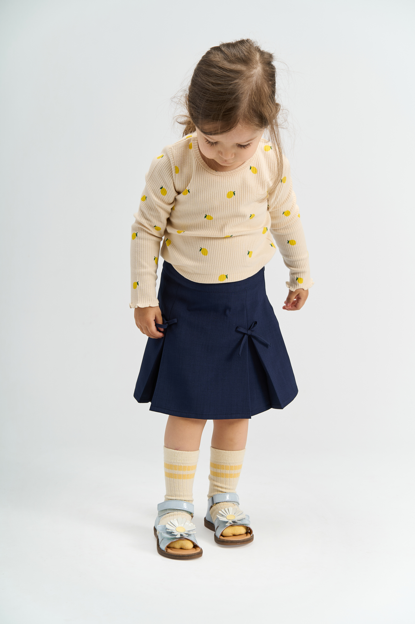 TNSTSmilla LS Rib Tee Gardenia AOP - 5