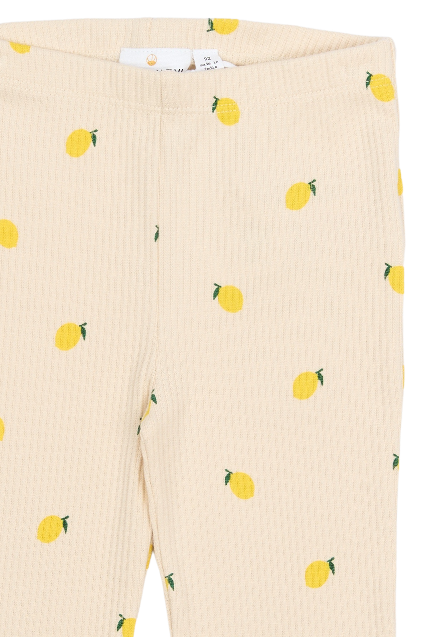TNSTSmilla Flared Rib Pants Gardenia AOP - 3