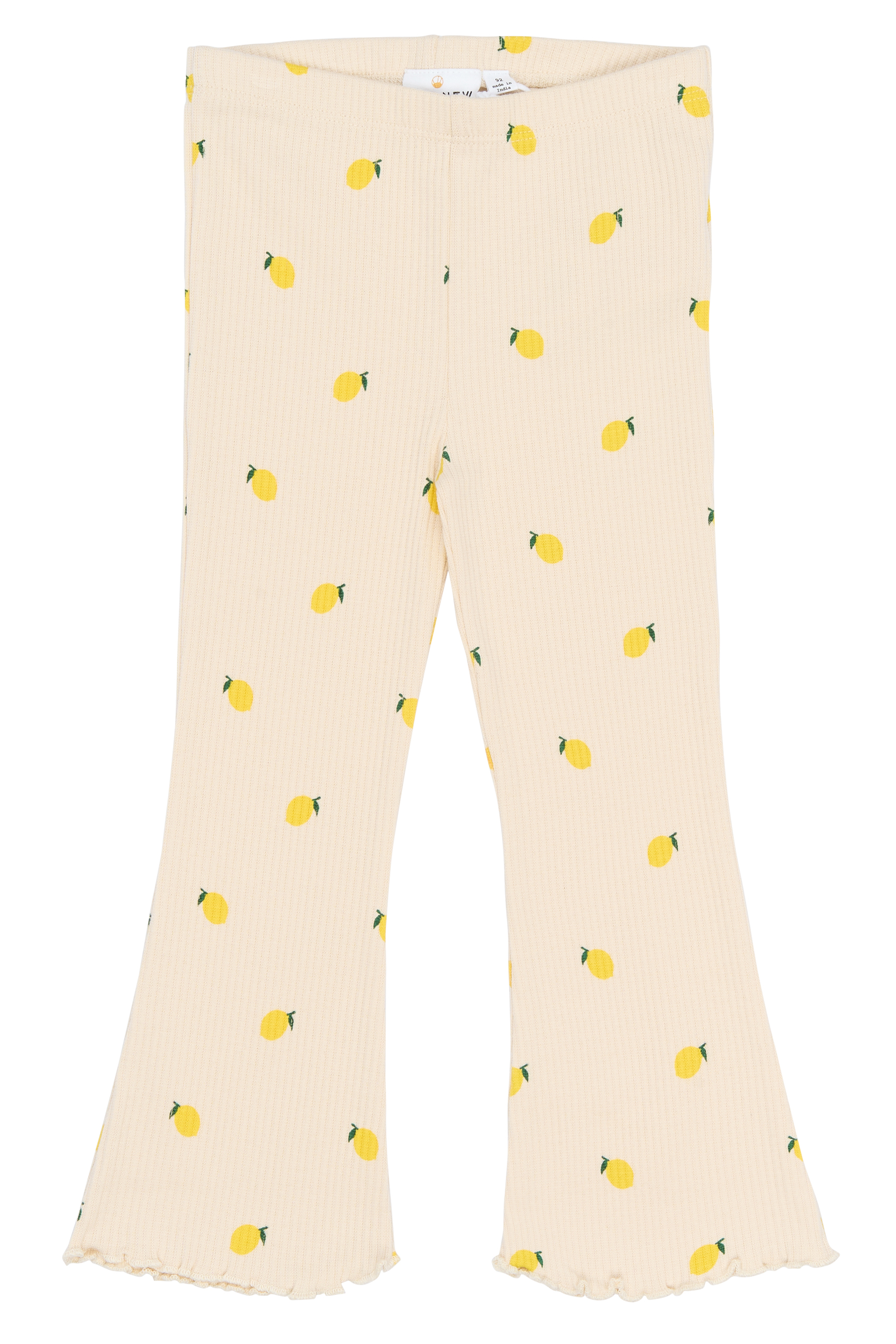 TNSTSmilla Flared Rib Pants Gardenia AOP
