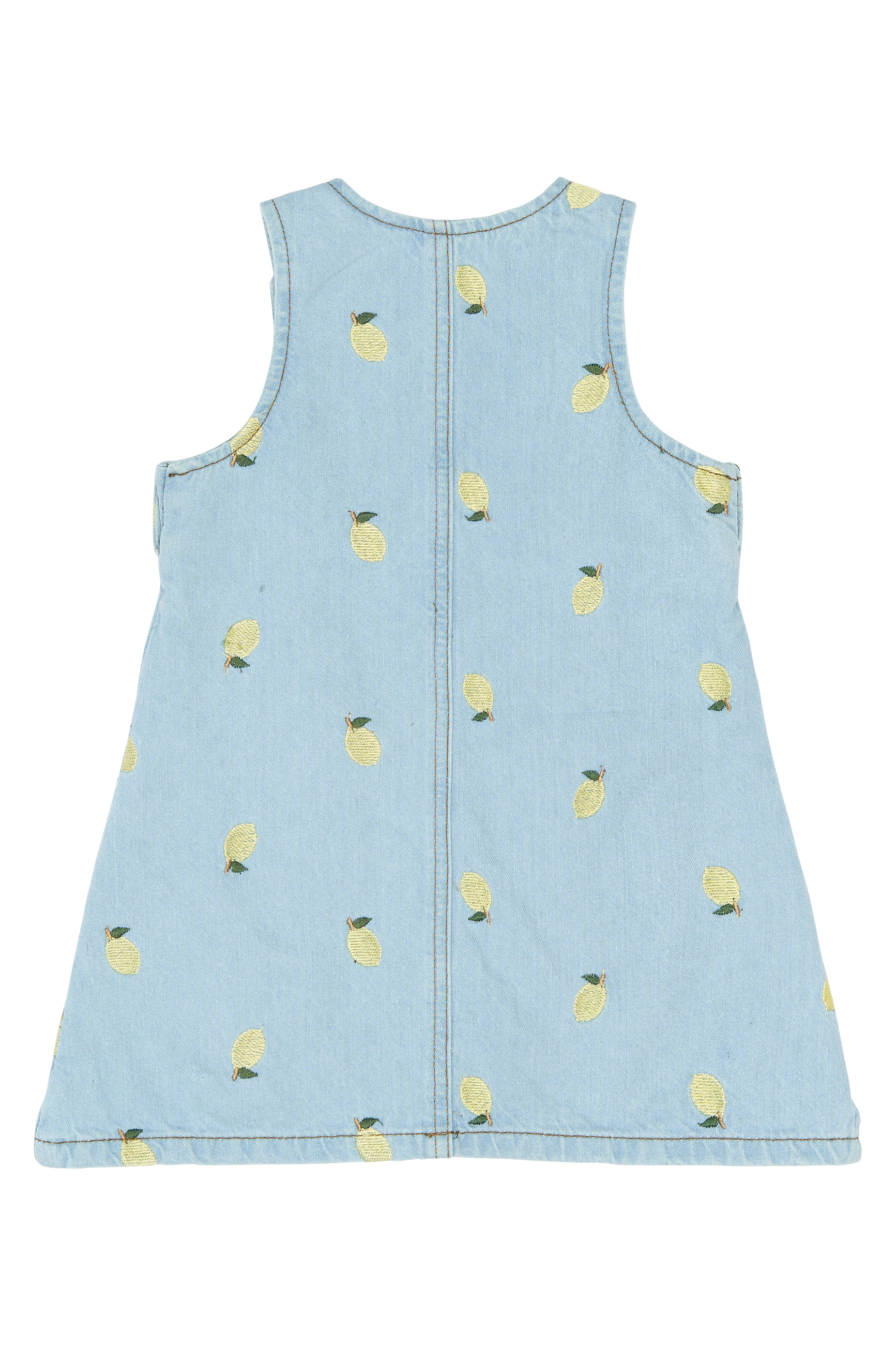 TNSTSaja SL Denim Dress Light Blue Denim EMB - 2
