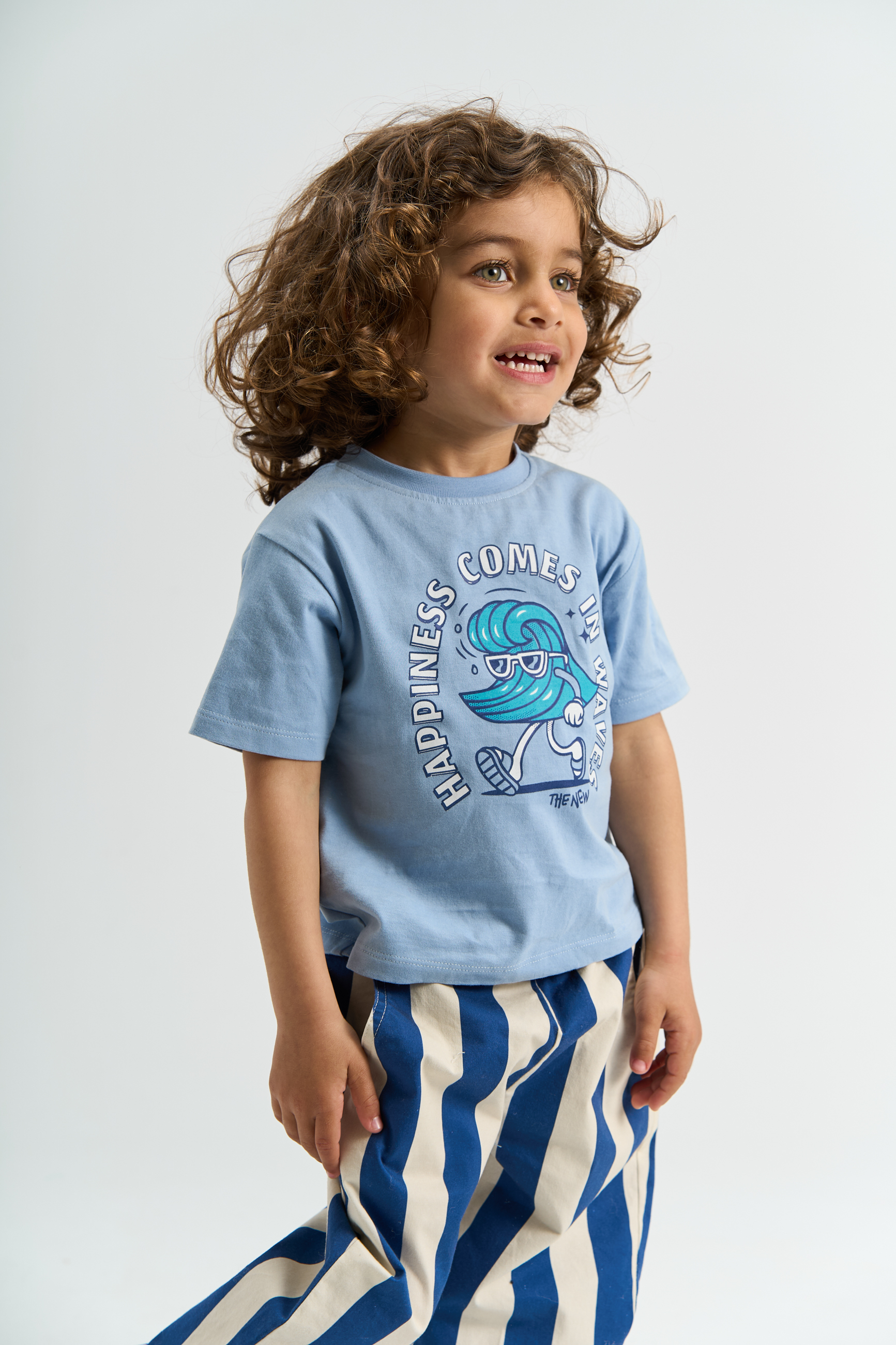 TNSTSilas Baggy Pants True Blue Striped - 5