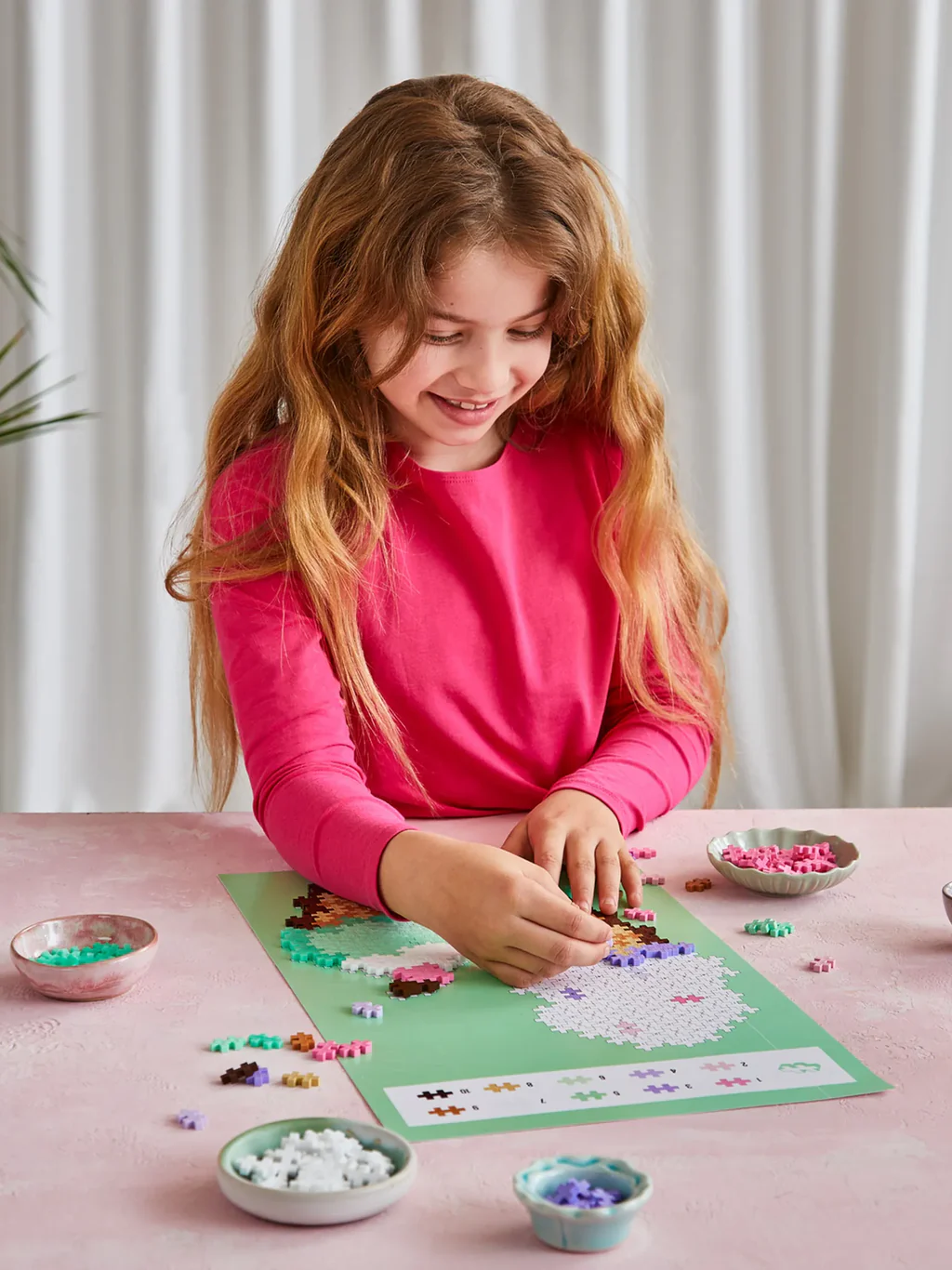 Plus-Plus Puzzle By Number Glass, 250 Delar - 6