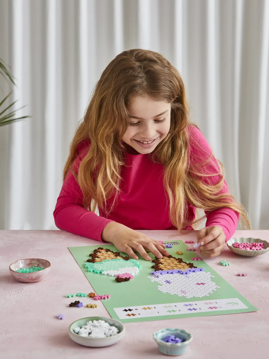 Plus-Plus Puzzle By Number Glass, 250 Delar - 4