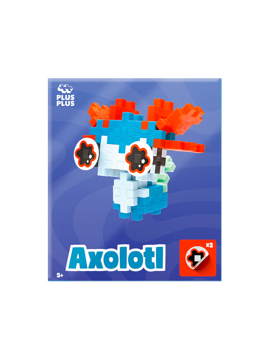 Plus-Plus Husdjurspaket – Blå Axlotl