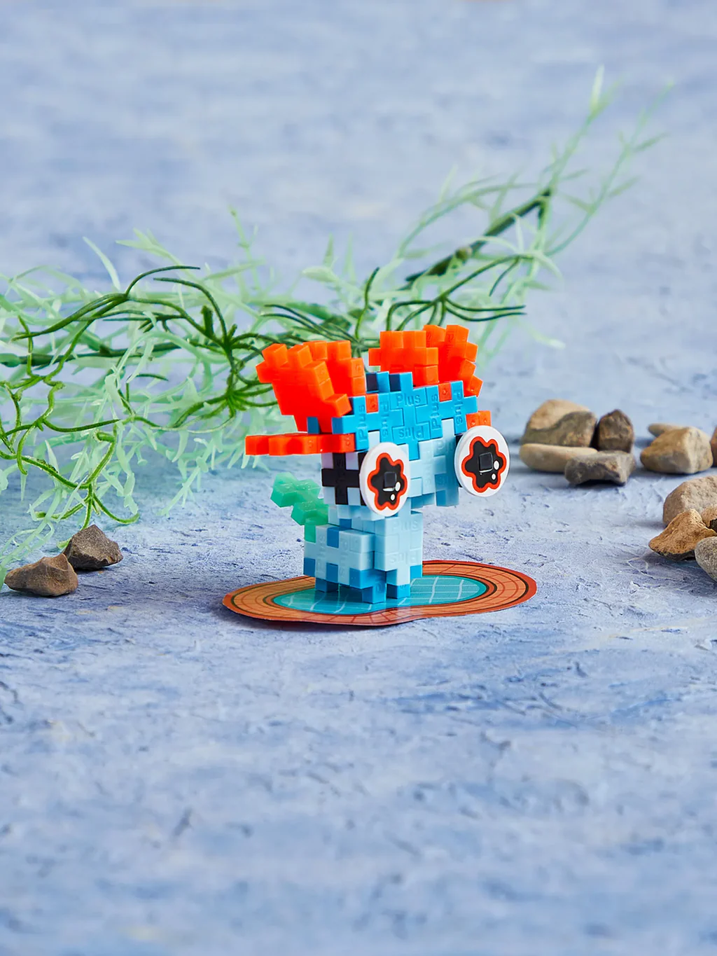 Plus-Plus Husdjurspaket – Blå Axlotl - 5