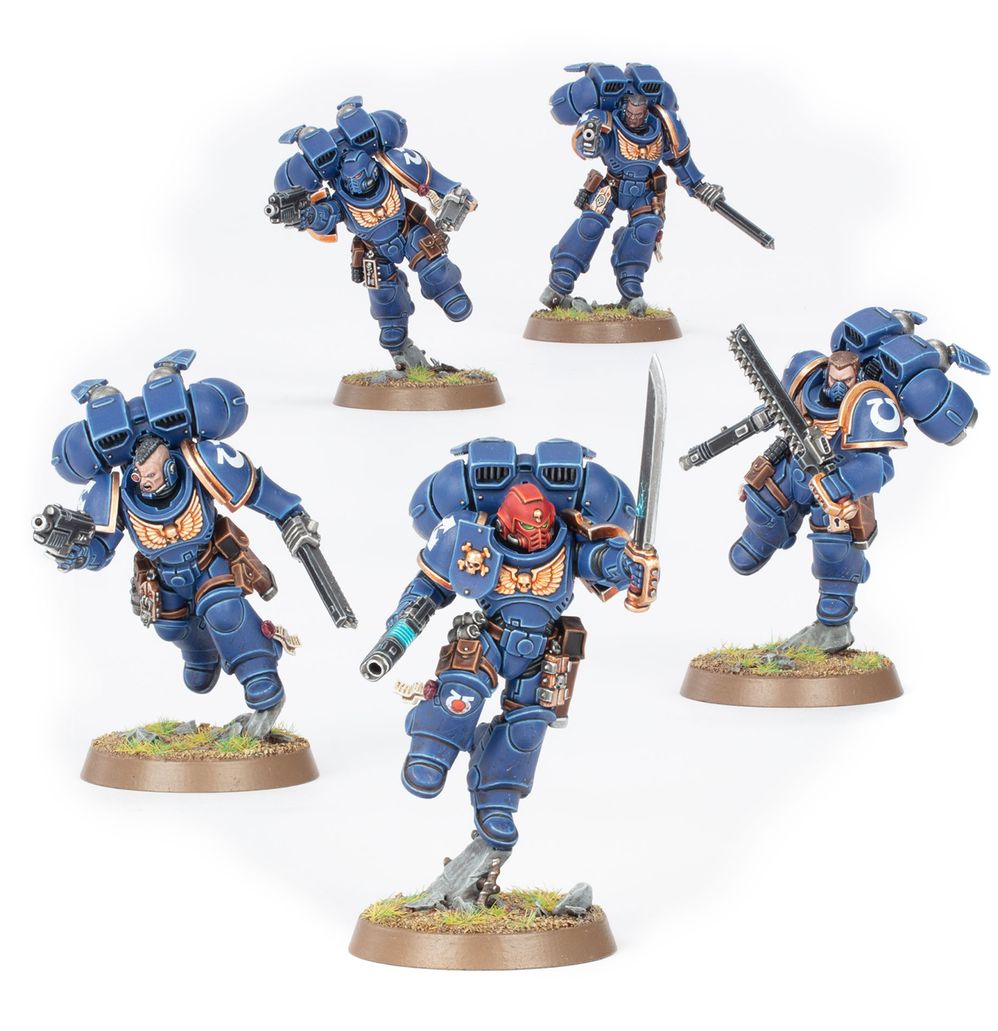 Warhammer 40k Space Marines: Assault Intercessors With Jump Packs - 2