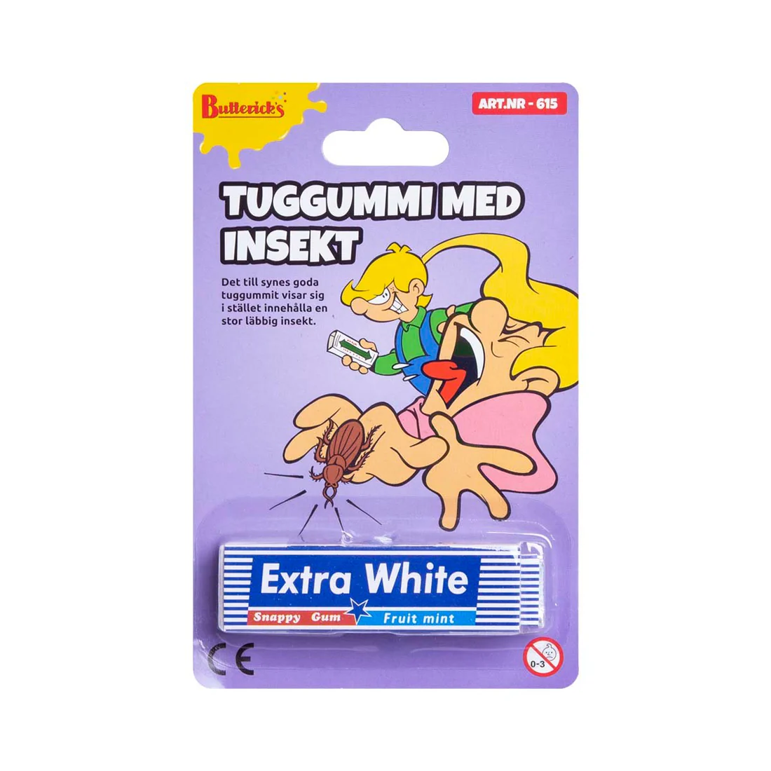 Butterick's Tuggummi Med Insekt