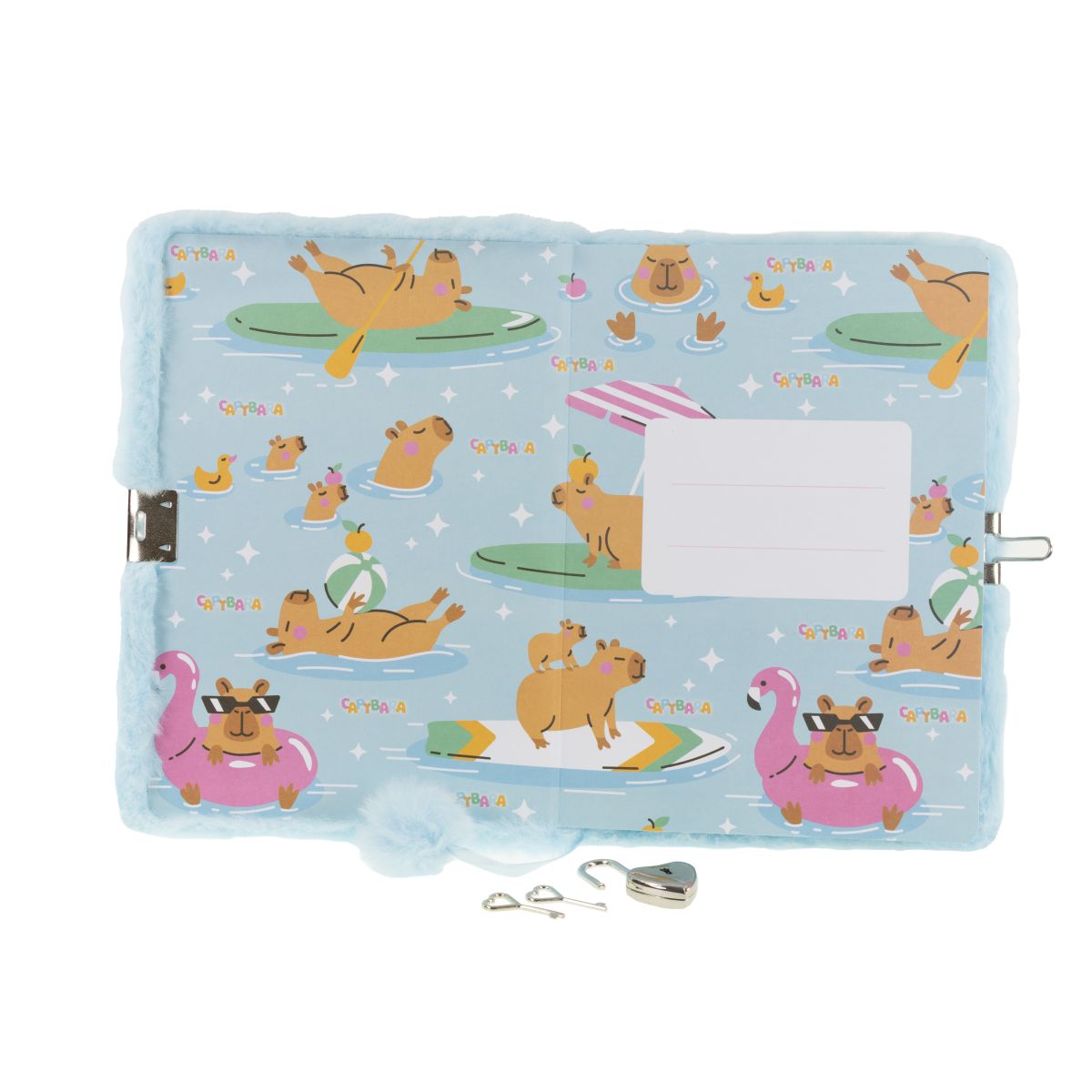 Dagbok Plush Capybara Blå - Tinka - 2