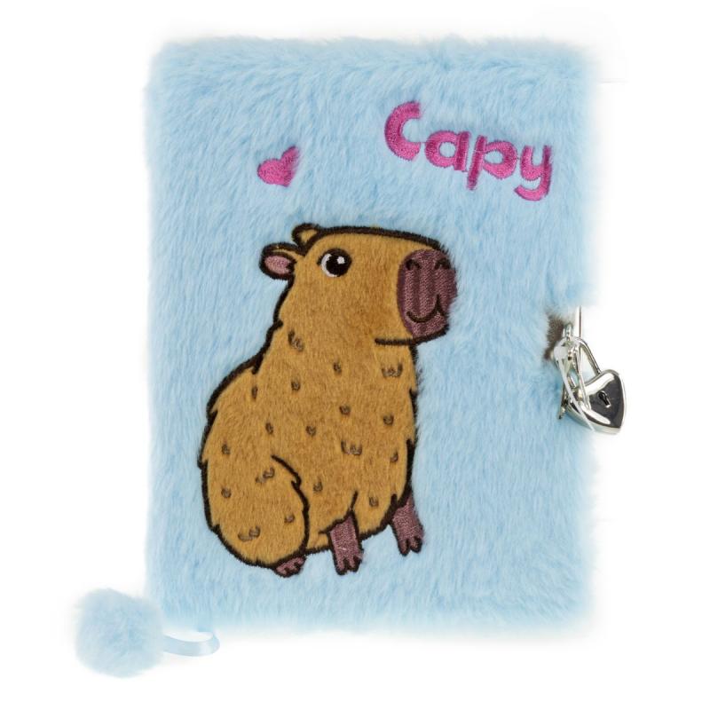 Dagbok Plush Capybara Blå - Tinka