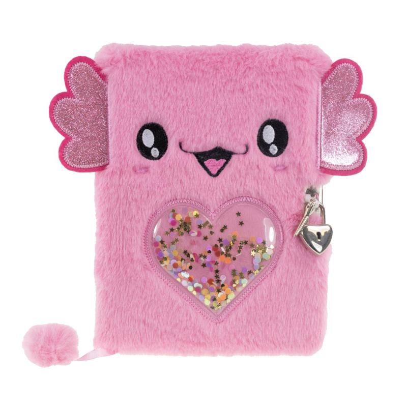 Dagbok Plush Axolotl Rosa - Tinka