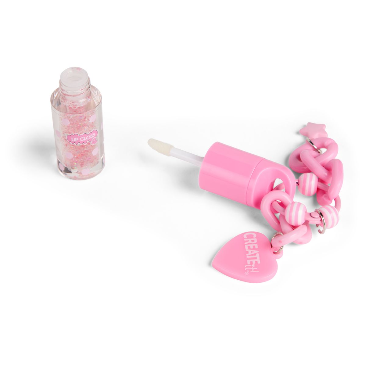Create It! Lip Gloss Chunky Key Chain, Ljusrosa - 3
