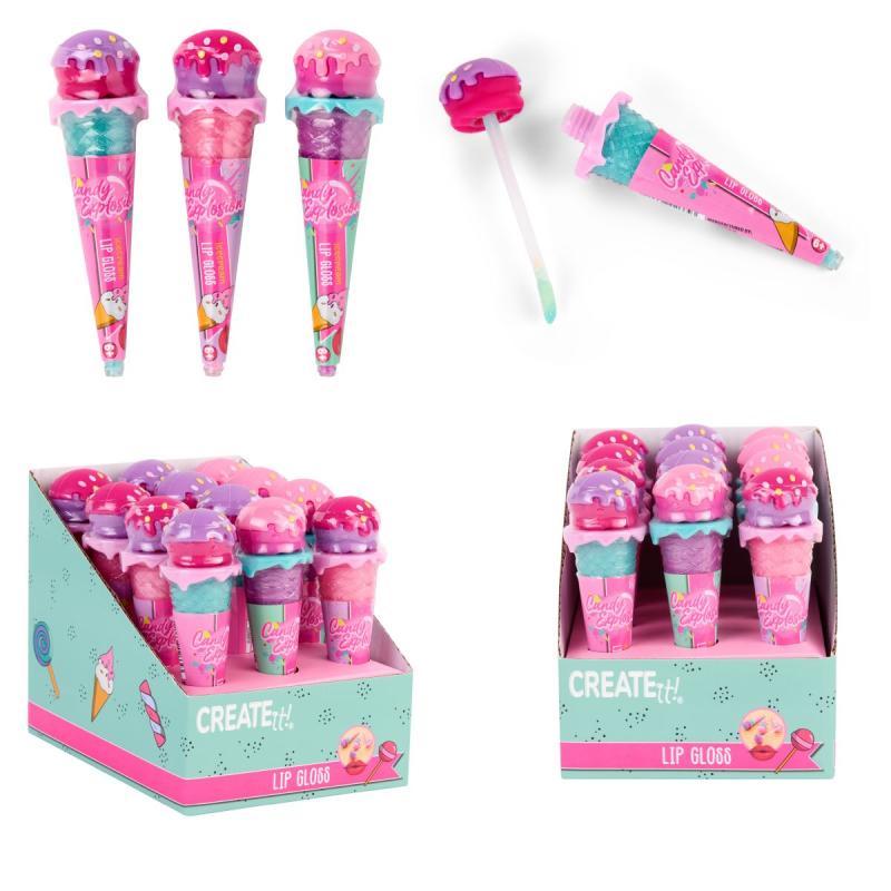 Create It! Lipgloss Ice Cream Candy Explosion Lila