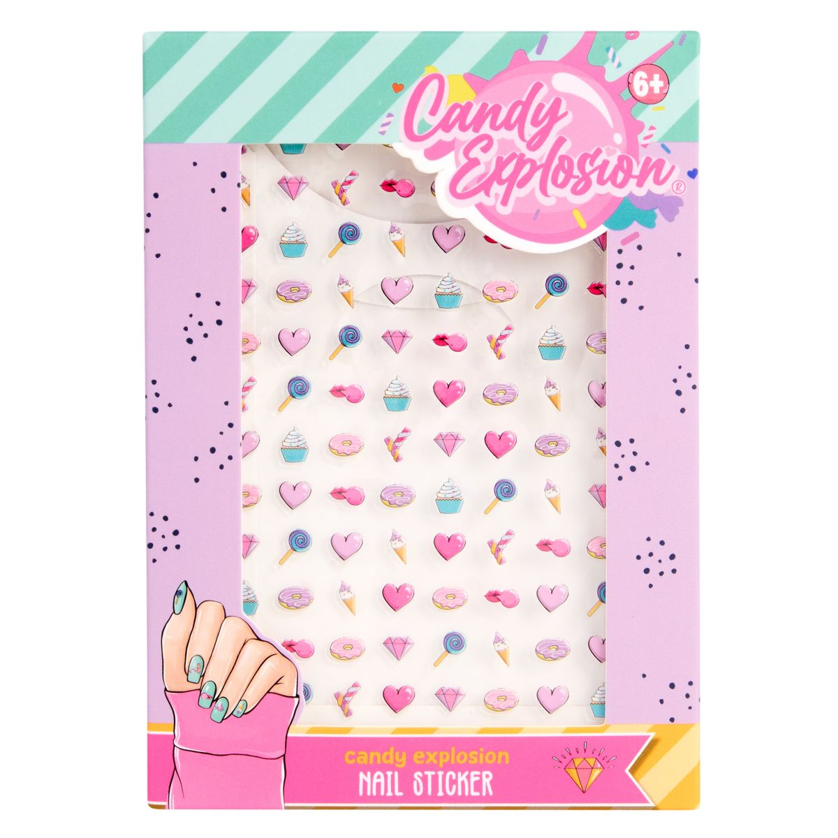 Create It! Nail Stickers Candy Explosion