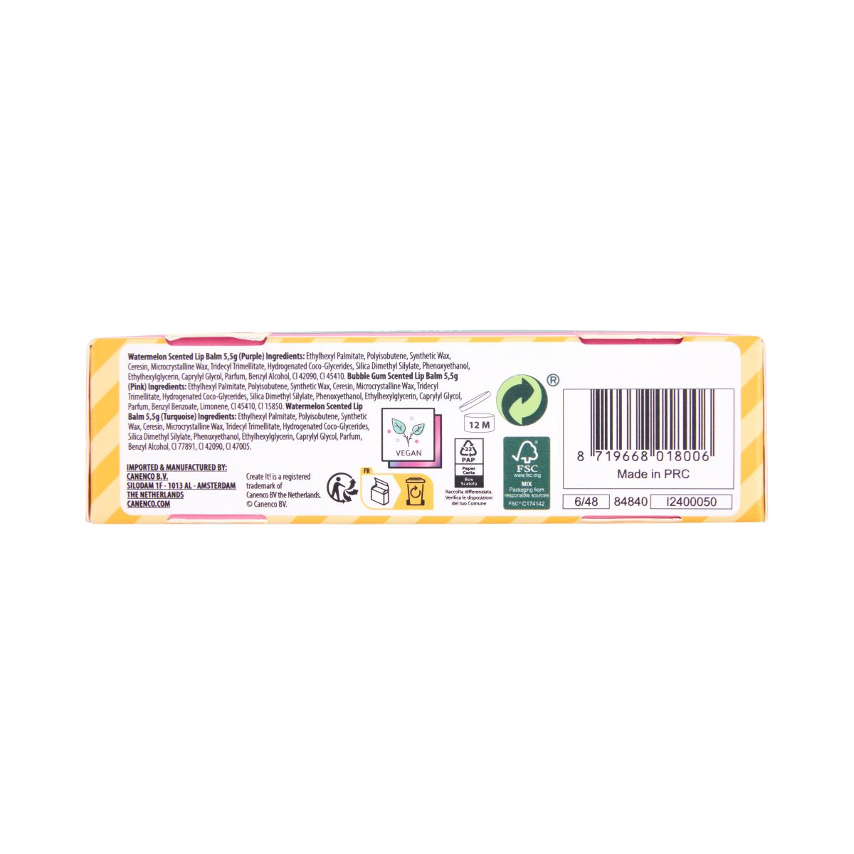 Create It! Candy Lip Balm Sippercup, 3-pack - 5