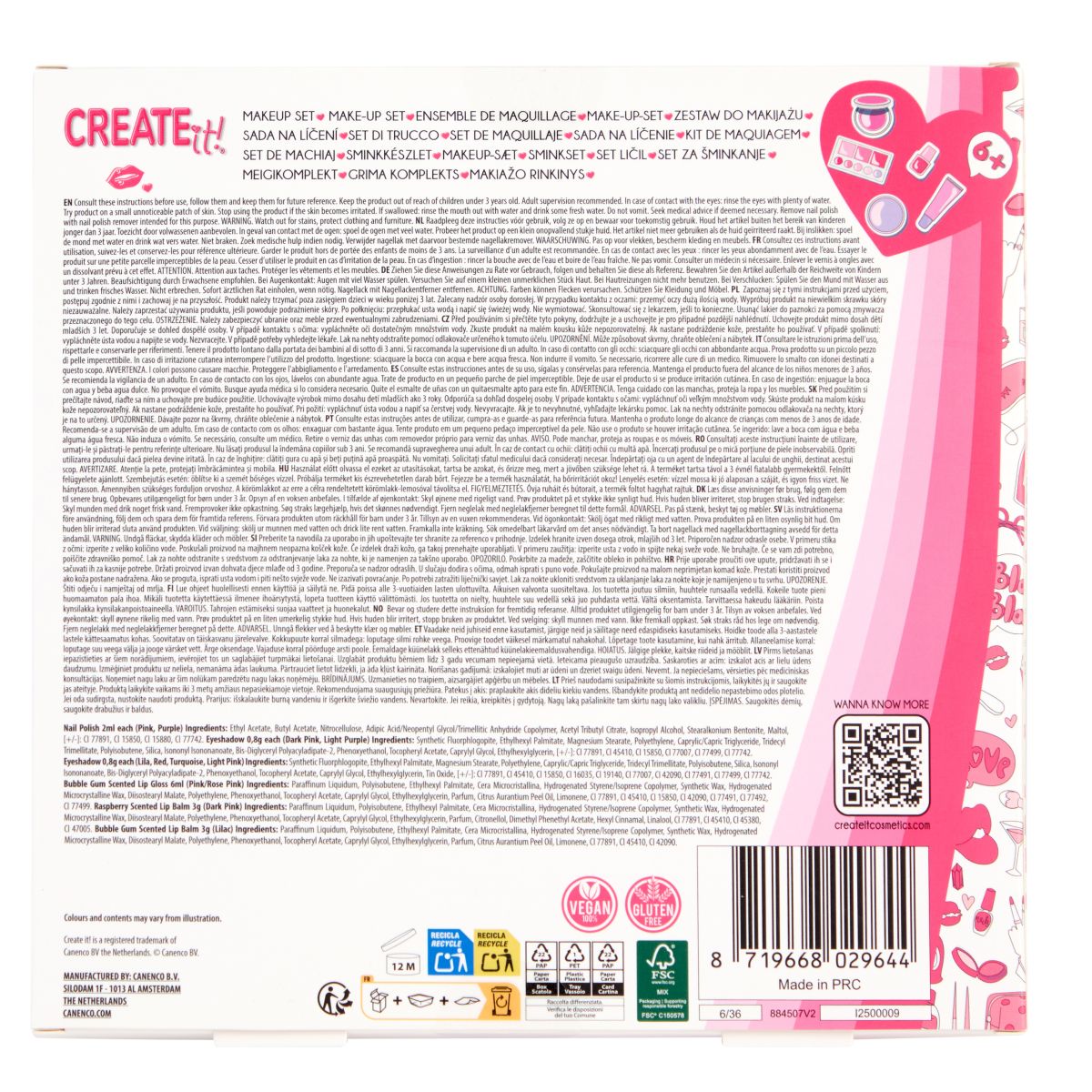 Create It! Make Up Set Pink/Syrén - 5