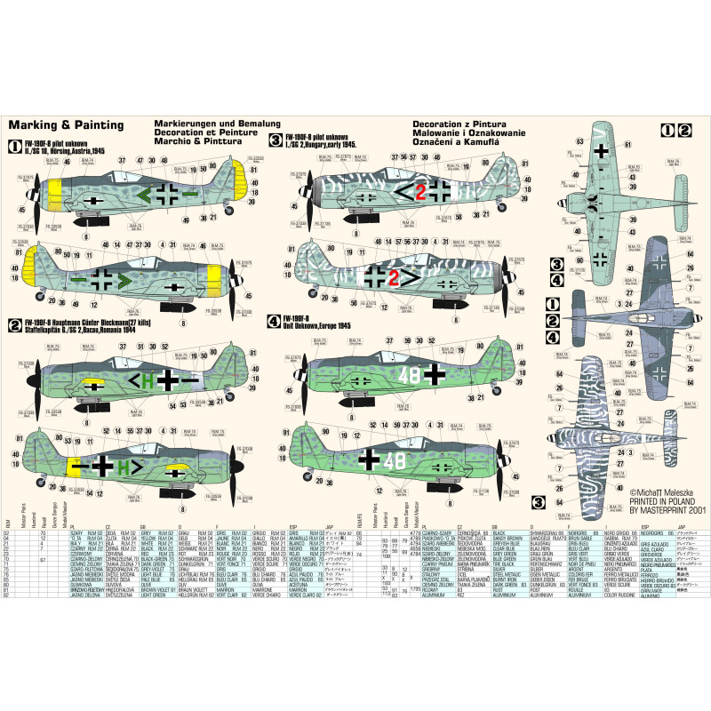 Fw-190 F-8, 1:72 - 2
