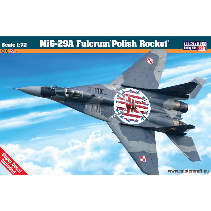 MIG-29A Fulcrum Polish Rocket 1:72 - 2
