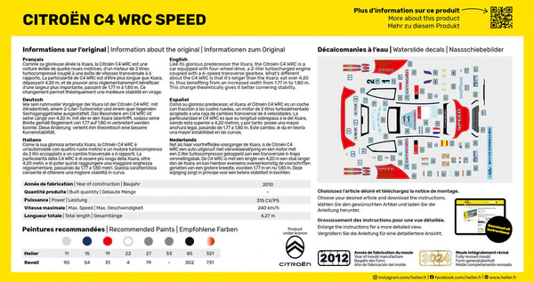 Starter Kit Citroën C4 WRC Speed 1:43 - 3