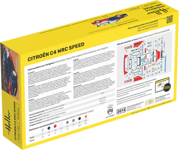 Starter Kit Citroën C4 WRC Speed 1:43 - 4