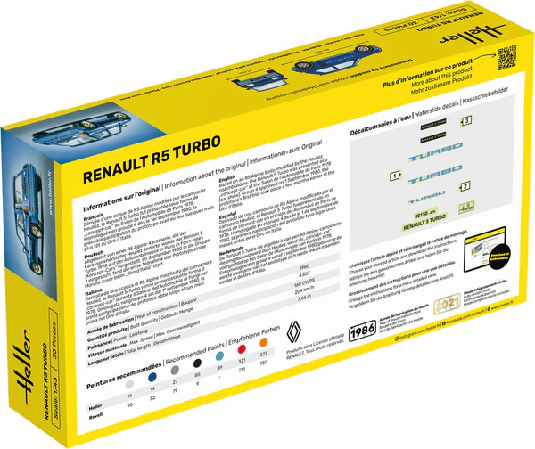 Starter Kit Renault R5 Turbo 1:43 - 4