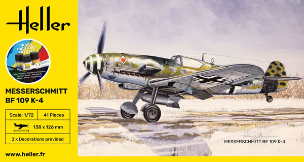Starter Kit Messerschmitt Bf 109 K-4 1:72 - 3