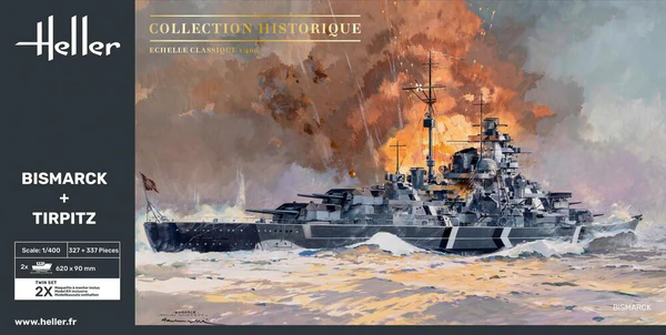 Bismarck + Tirpitz TWINSET 1:400
