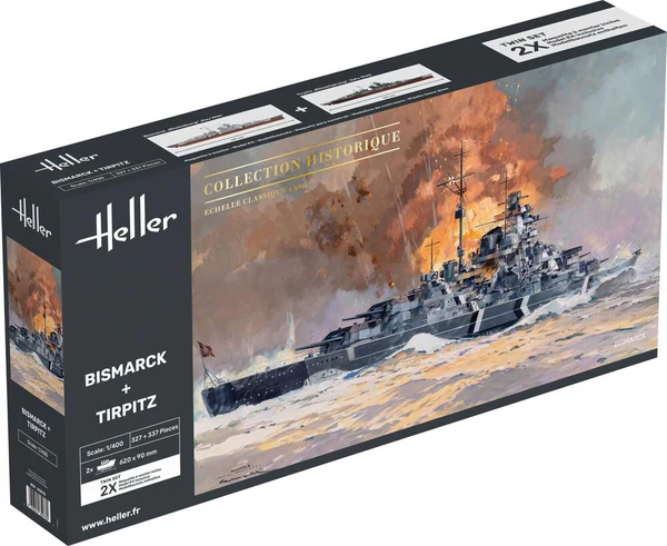 Bismarck + Tirpitz TWINSET 1:400 - 2