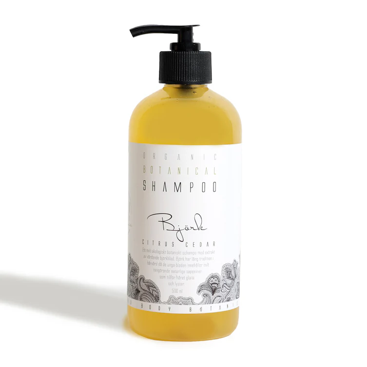 Schampo Björk  Citrus och Ceder 500ml Kaliflower Organics