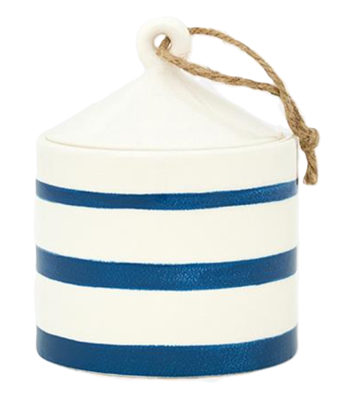 Burk med lock Blå