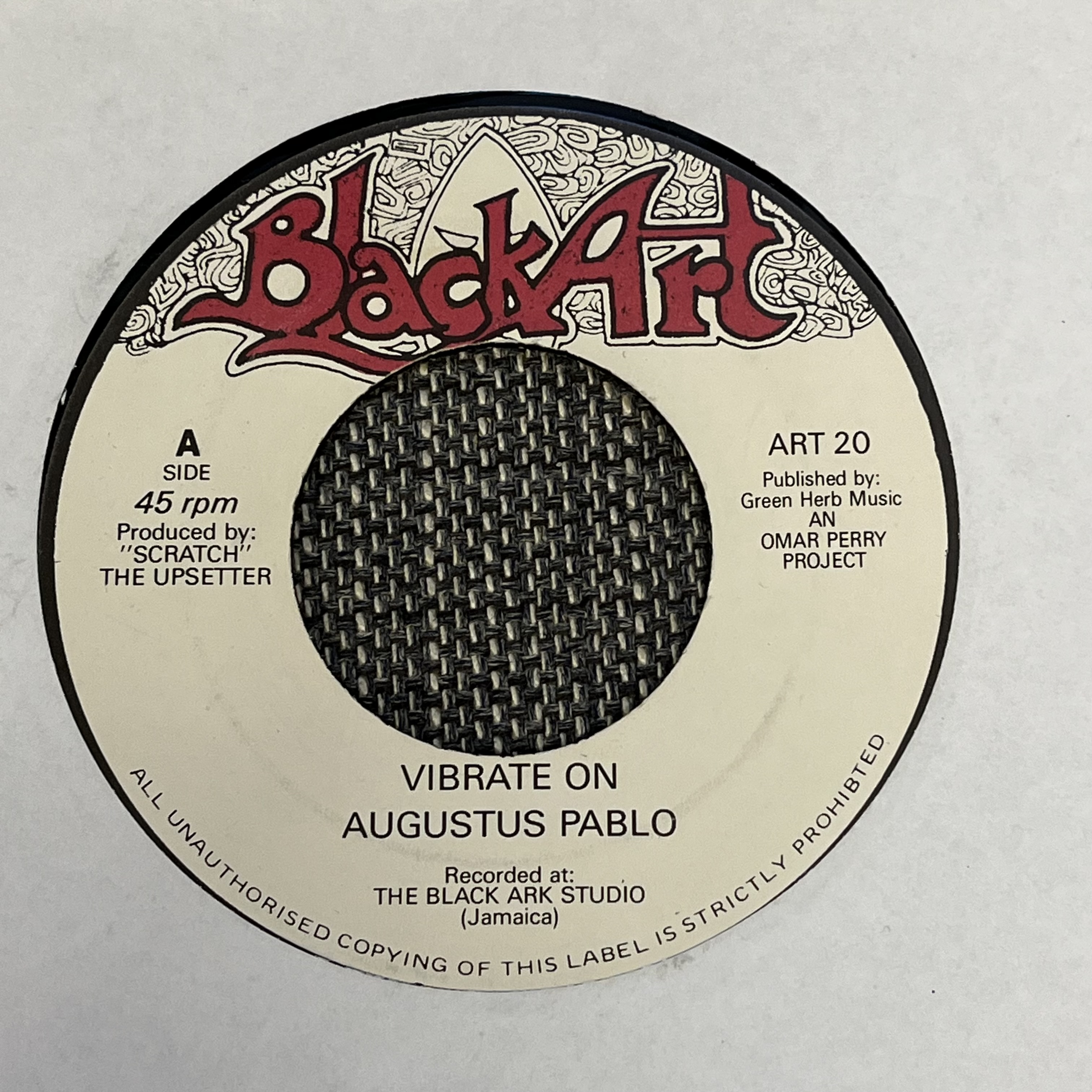 Augustus Pablo/The Upsetters – Vibrate On/Vibrate Dub