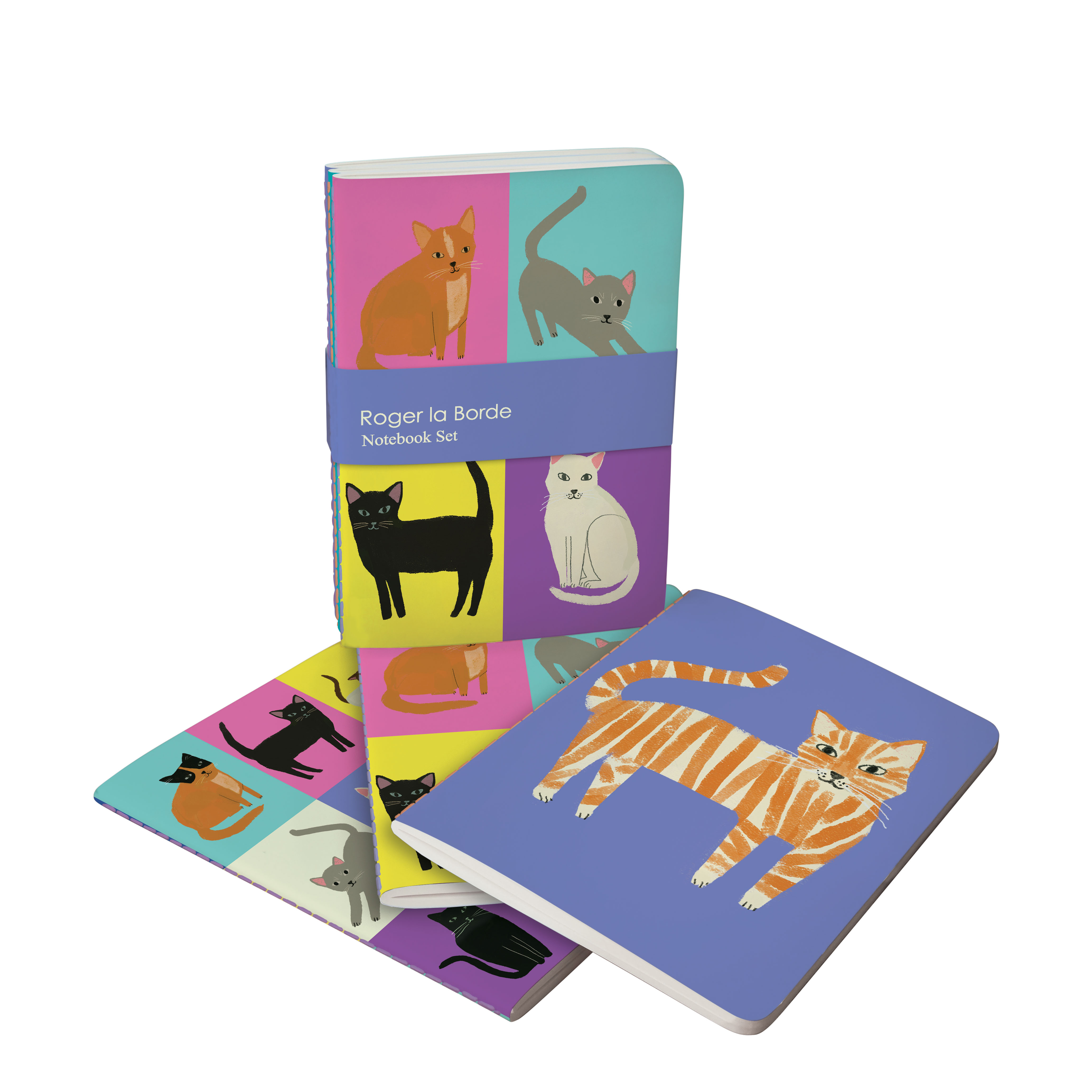 Cat Etticate A6 Softback Notebook Set - 2
