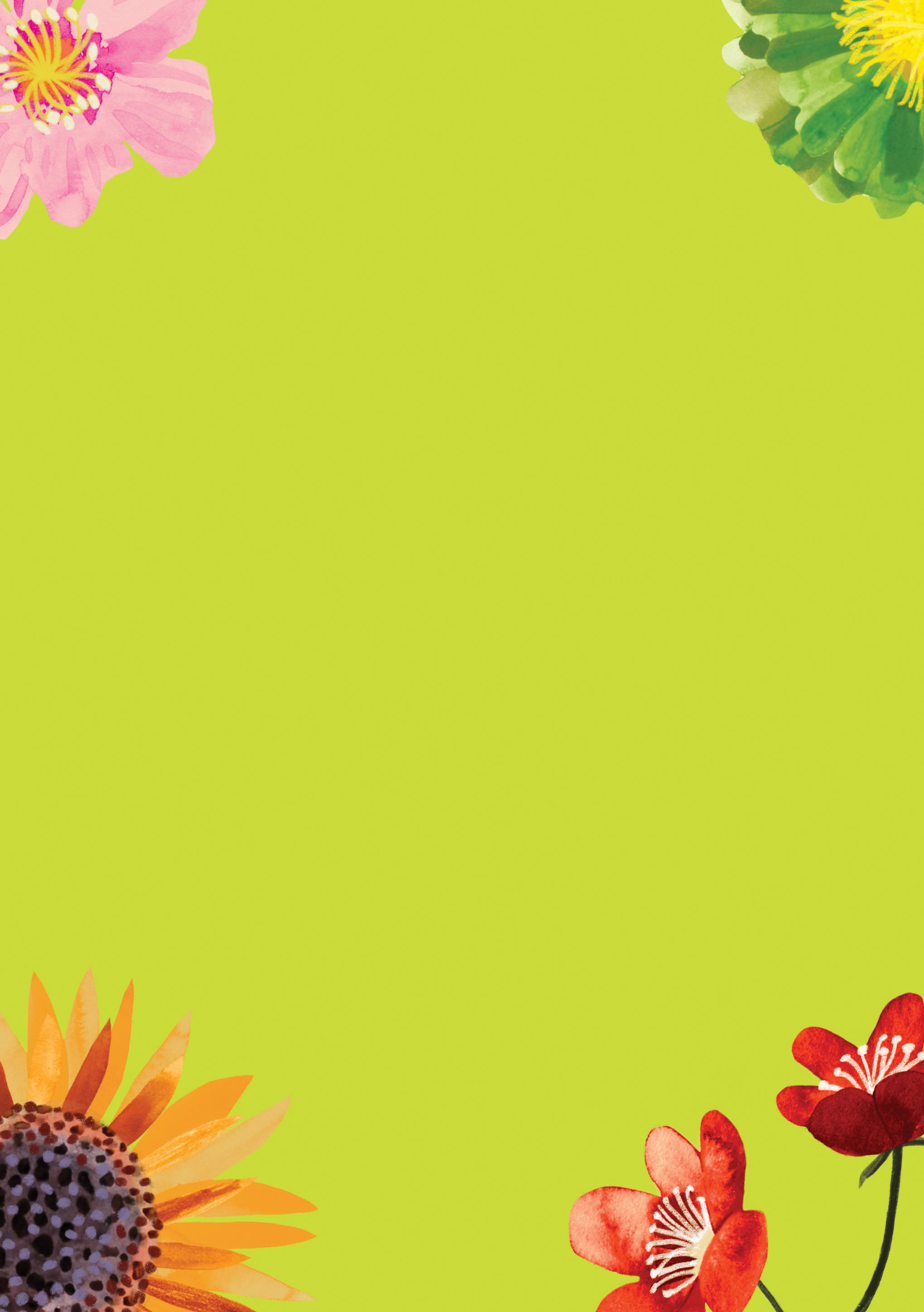 Floral Supernova Writing Paper Set - 5